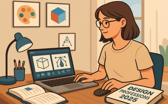 7 дизайн-профессий 2025 года, которым можно обучиться онлайн