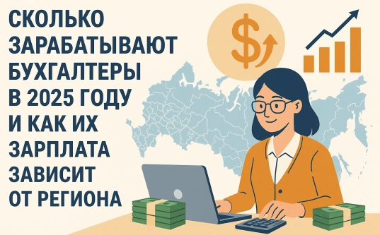 Сколько зарабатывают бухгалтеры в 2025 году и как их зарплата зависит от региона