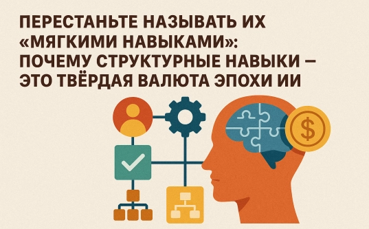 Перестаньте называть их «мягкими навыками»: почему структурные навыки — это твердая валюта эпохи ИИ