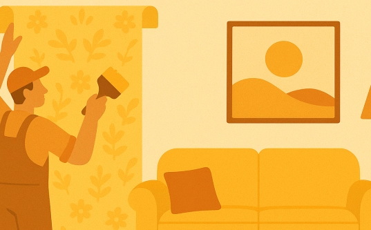 Обои в интерьере 2025: актуальный дизайн и рекомендации