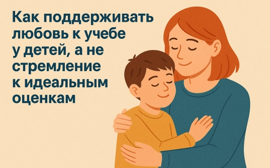 Как поддерживать любовь к учебе у детей, а не стремление к идеальным оценкам