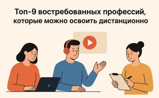 Топ-9 востребованных профессий, которые можно освоить дистанционно