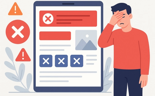 UX/UI-антипримеры: 10 ошибок, которые портят интерфейсы (и как их избежать)