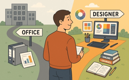 Как поменять профессию и стать дизайнером, даже если никогда этим не занимался